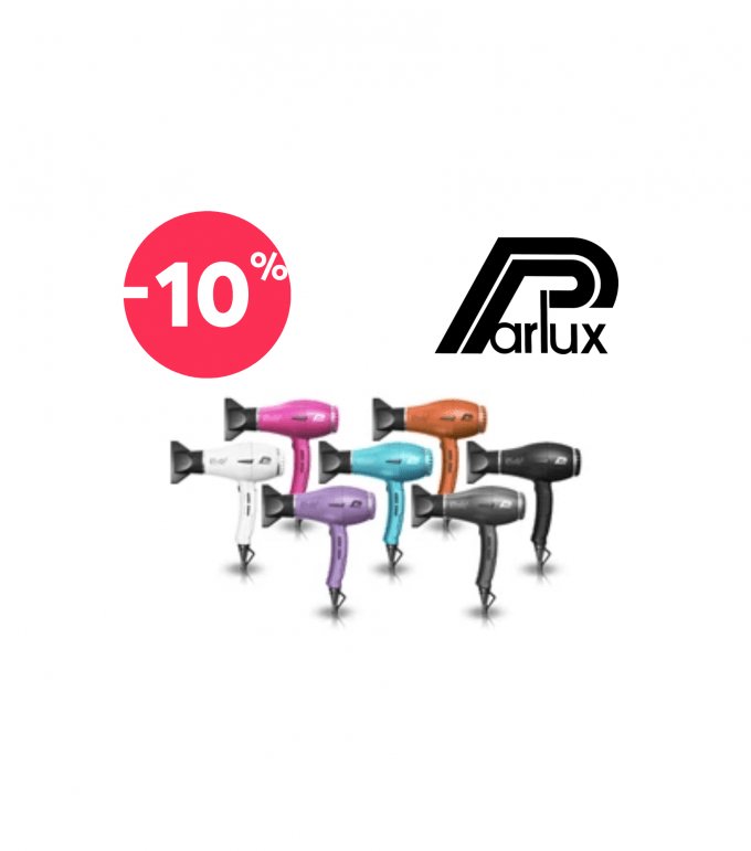 Hairco Parlux 10% de réduction permanente sur Parlux