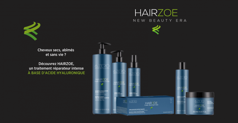 Cheveux secs, abîmés et sans vie? Hairzoe de 6.ZERO