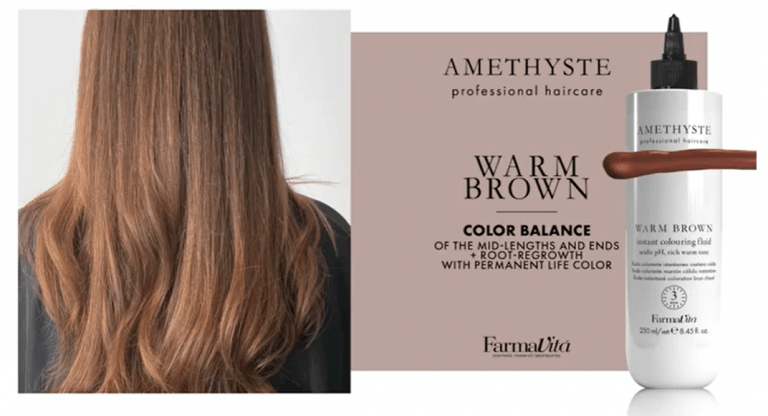 FARMAVITA Amethyste Instant Colouring Fluid Warm Brown 250ml