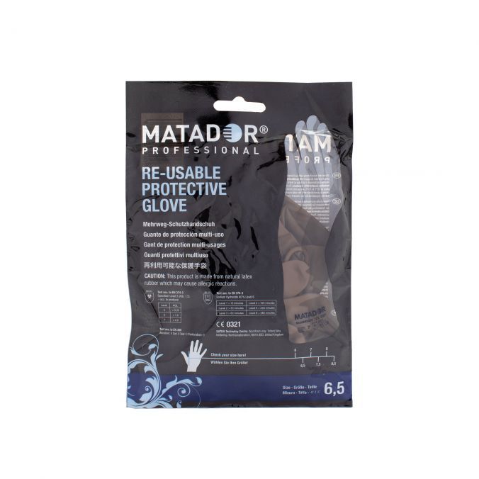 HERCULES Matador Re-Usable Protective Gloves Size 6,5