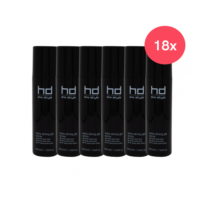 HD Life Style Extra Strong Gel Spray 220mlDeal18pc