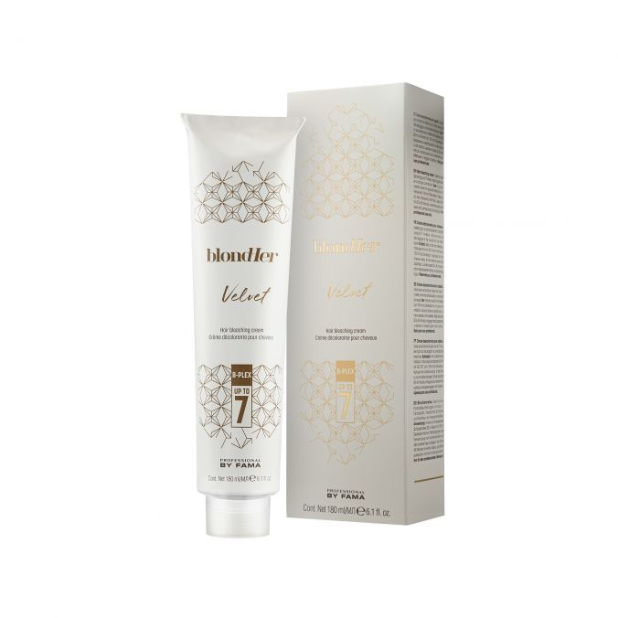 PROFESSIONAL BY FAMA Blondher 7 Velvet Witte Crème Ontkleuring 180ml
