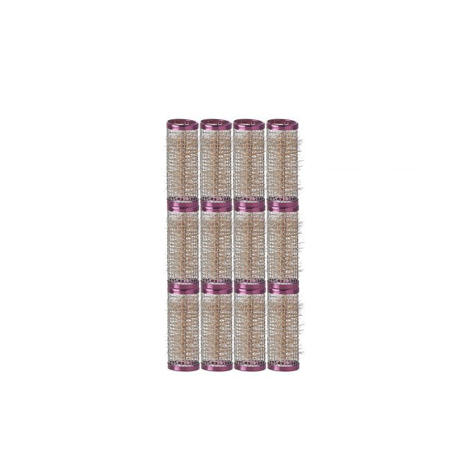 COMAIR Rouleaux Mise En Plis Métal Brun 65x24mm