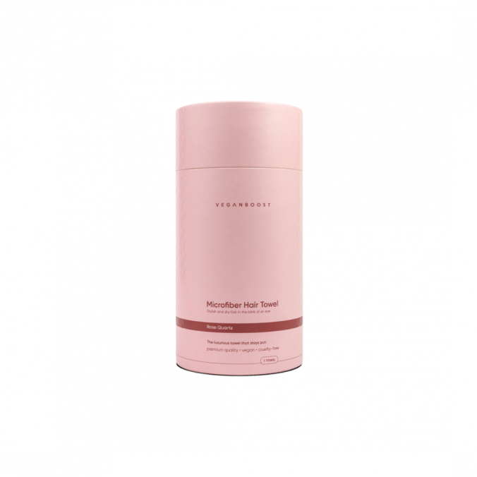 VEGANBOOST Hair Towel Rose Quartz