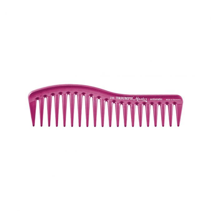 HERCULES Peigne Démêloir Sans Tige Lilas Métallique 33/236