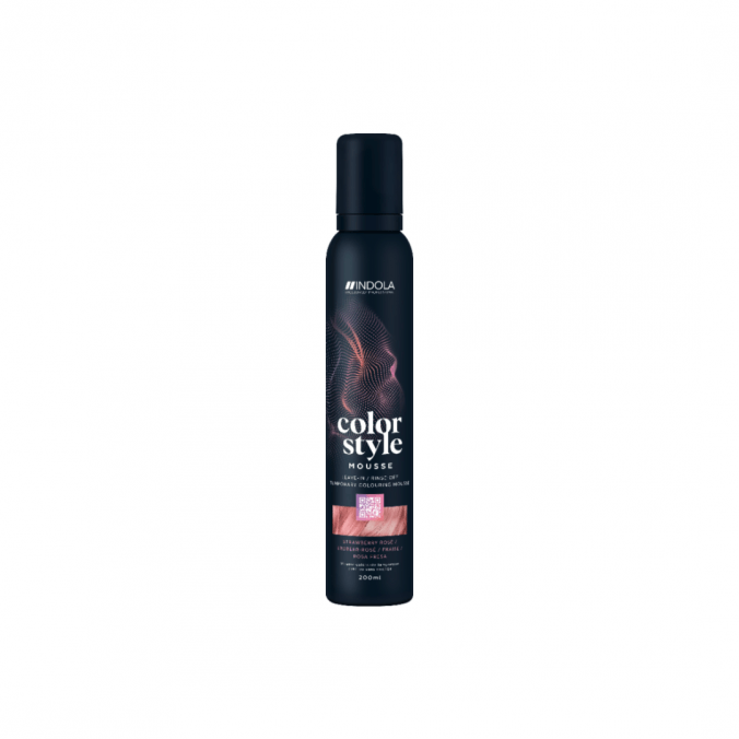 INDOLA Color Style Mousse Strawberry Rose 200ml