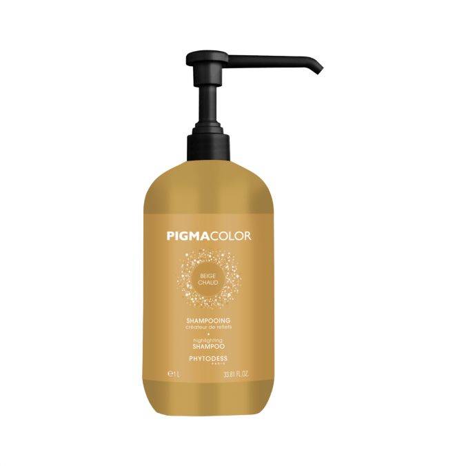 PIGMACOLOR Shampooing Créateur De Reflets Beige Chaud 1L