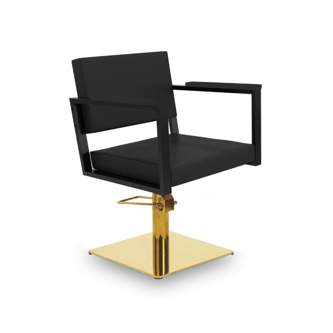 MIRPLAY Fauteuil Ocean BU Base carrée Or