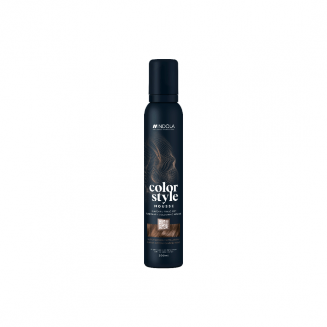 INDOLA Color Style Mousse Medium Brown 200ml