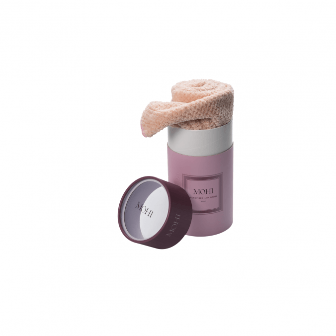 MAX PRO MOHI Microfiber Hair Towel Rose