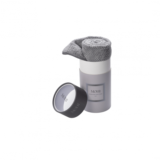 MAX PRO MOHI Microfiber Hair Towel Gris