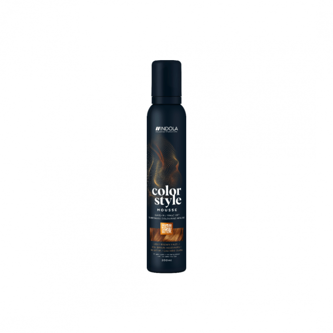 INDOLA Color Style Mousse Light Brown Hazel 200ml
