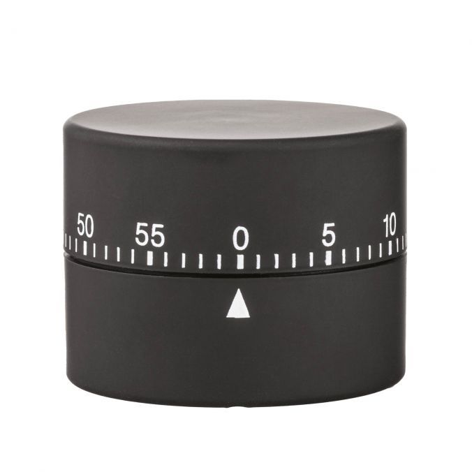 Timer Zwart 0-59min