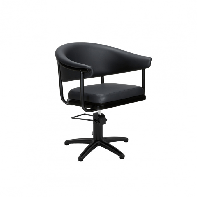 MIRPLAY Kappersstoel Lyra B Stervoet - Zwart
