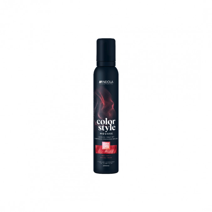 INDOLA Color Style Mousse Red 200ml