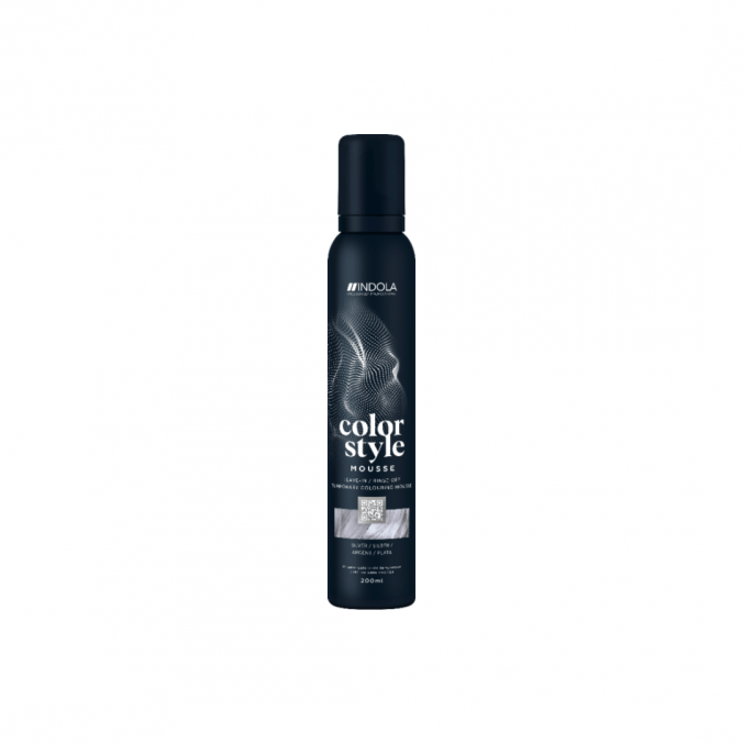 INDOLA Color Style Mousse Silver 200ml
