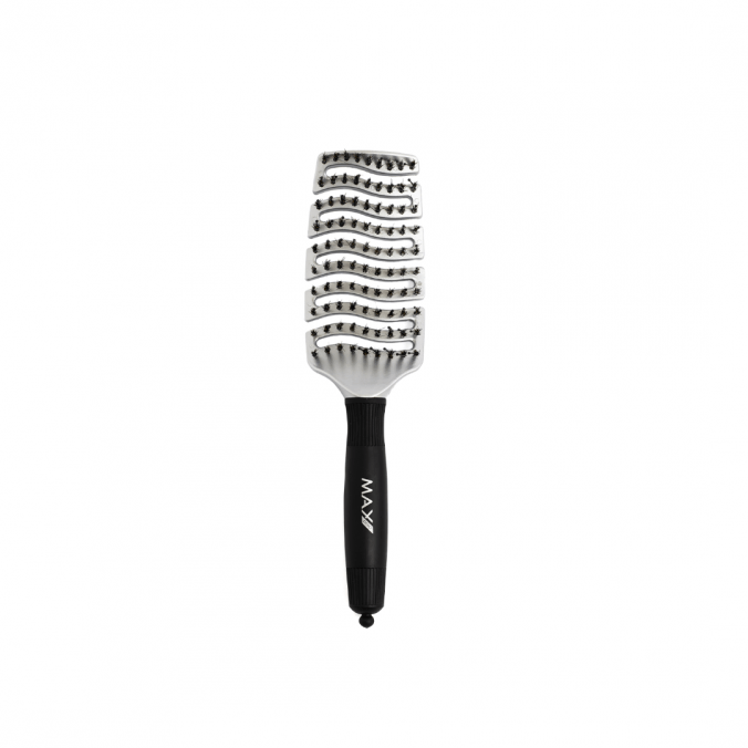 MAX PRO Detangler Brush - Silver