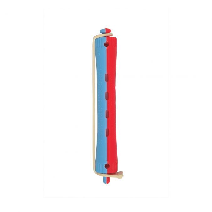 Permanentwikkels Lang Blauw/Rood 11mm 12pcs