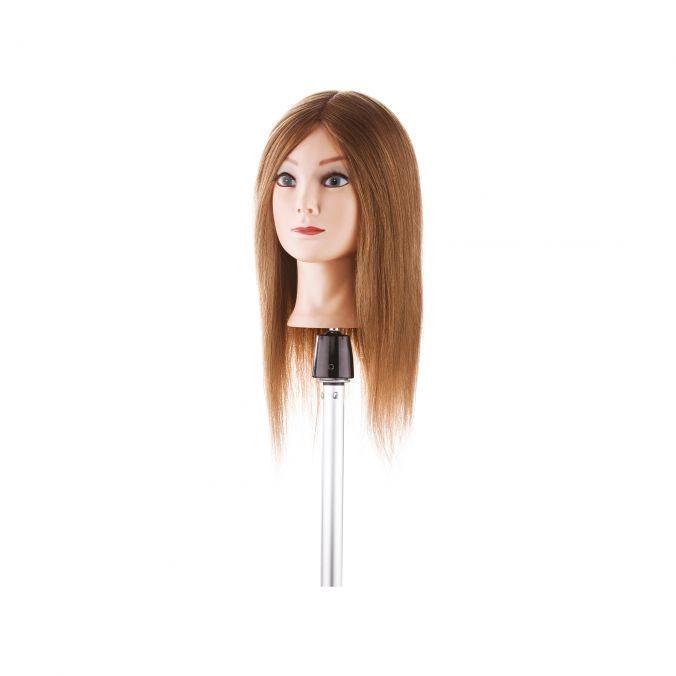 Oefenhoofd Olivia 100% Natuurlijk Haar 40cm