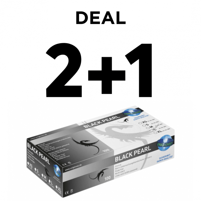 COMAIR Nitril Handschoenen Poedervrij Large 100st 2+1 Deal