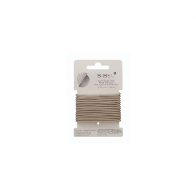 SIBEL Elastische Haarbandjes Blond Dun 16st