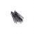 COMAIR Curler Pins Black 65x1,20mm