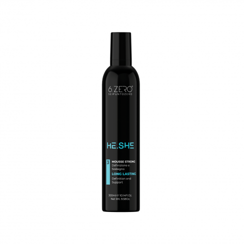6.ZERO He.She 3 Mousse Strong Volume 300ml