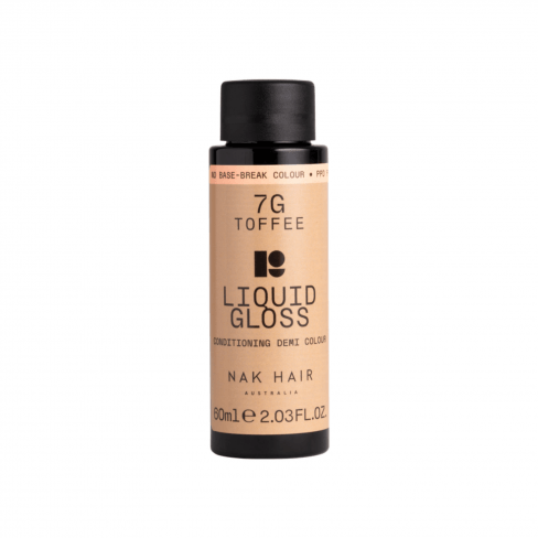 Nak HAIR Liquid Gloss 60ml Toffee 7G