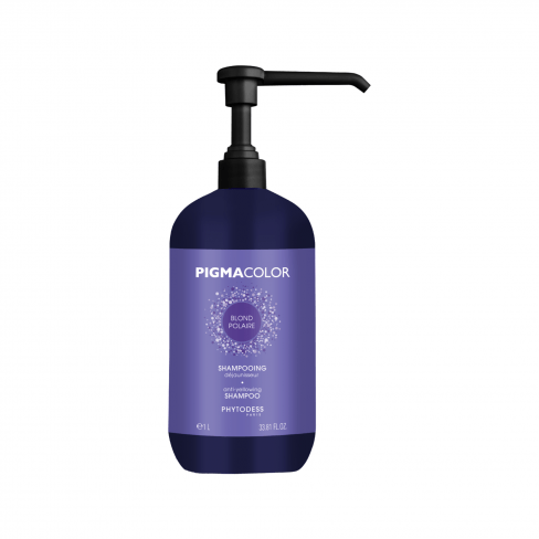 PIGMACOLOR Shampooing Déjaunisseur Blond Polaire 1L