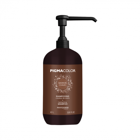 PIGMACOLOR Shampooing Créateur De Reflets Marron Chaud 1L