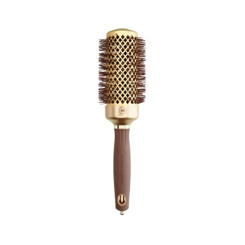 OLIVIA GARDEN Expert Blowout Shine Wavy Goud&Bruin 45mm