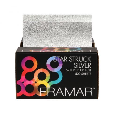 FRAMAR Alu Embossed Star Struck Silver Pop Up 5x11 500pcs