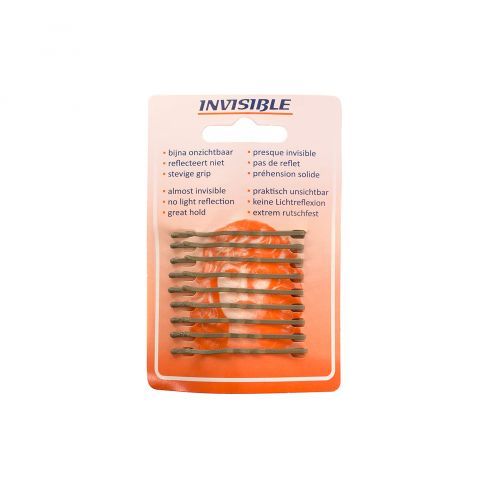 INVISIBLE Haarschuivers 5cm Kort Blond