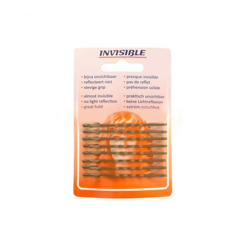 INVISIBLE Haarschuivers 6,5cm Lang Blond