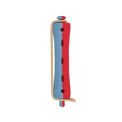 Permanentwikkels Kort Blauw/Rood 11mm 12pcs