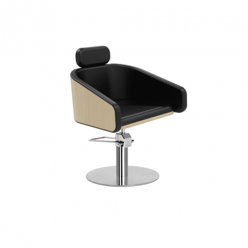 MIRPLAY Fauteuil Alya B Base ronde - Argent
