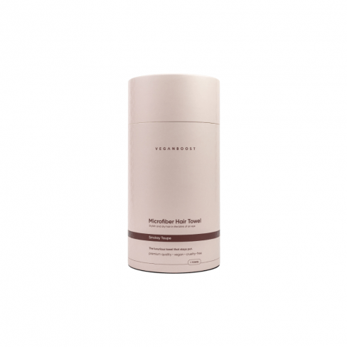 VEGANBOOST Hair Towel Smokey Taupe