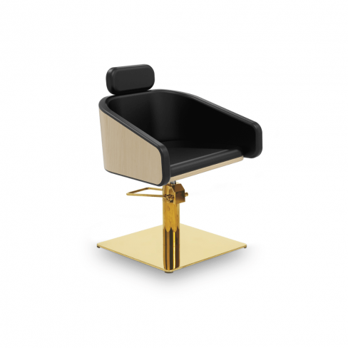 MIRPLAY Fauteuil Alya B Base ronde - Or