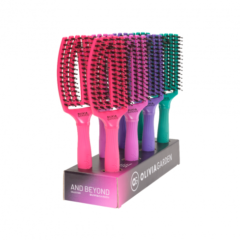 OLIVIA GARDEN Iconic And Beyond Fingerbrush Display 8pcs