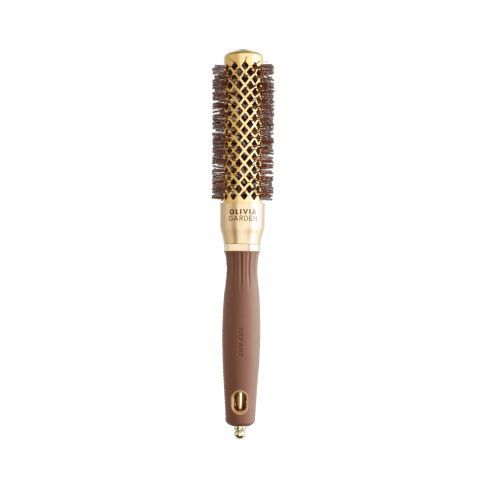 OLIVIA GARDEN Expert Blowout Shine Wavy Goud&Bruin 25mm