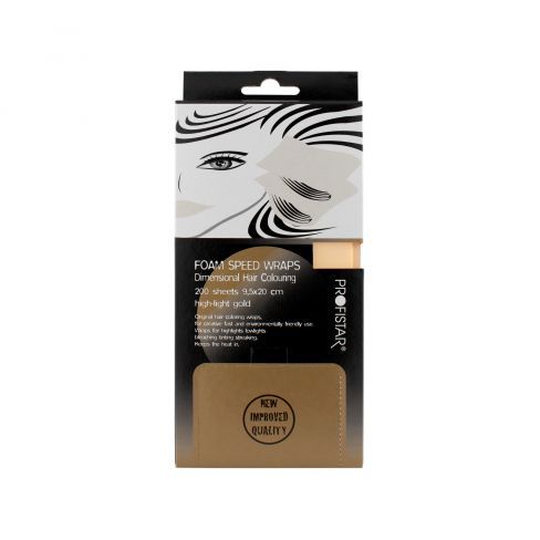 Profistar Isolerend Blondeerpapier 9,5x20cm Goud