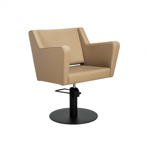 MIRPLAY Fauteuil Anouk BE Base ronde - Noir