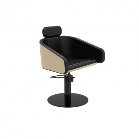 MIRPLAY Fauteuil Alya B Base ronde - Noir