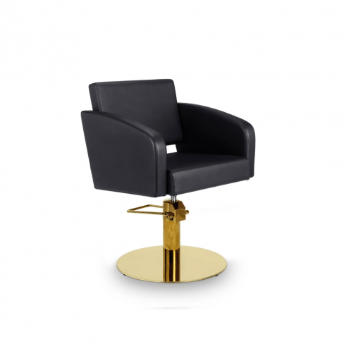 MIRPLAY Kappersstoel Loris Ronde voet Goud