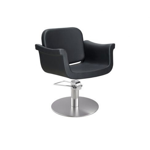 MIRPLAY Kappersstoel Hydra B Ronde voet Zilver