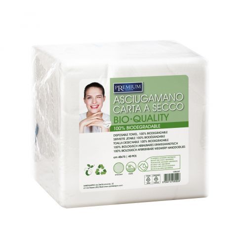 Serviettes Jetables Bio Quality 40x75cm 40pcs