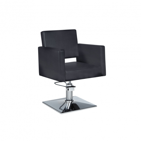 MIRPLAY Fauteuil Christy Base carrée Argent