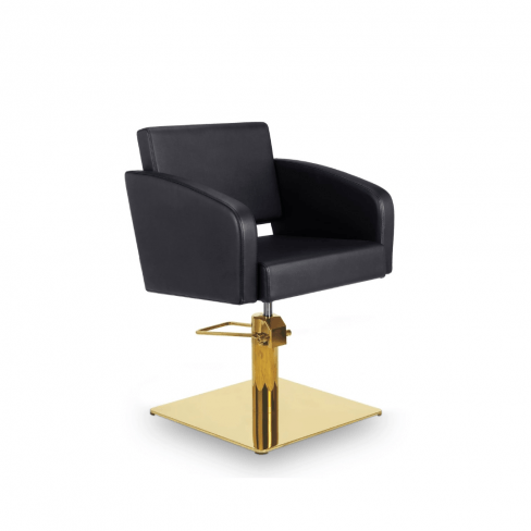 MIRPLAY Fauteuil Loris Base carrée Or