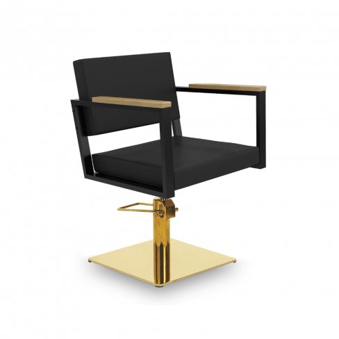 MIRPLAY Fauteuil Ocean B Base carrée Or