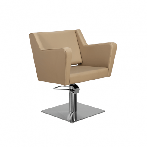 MIRPLAY Fauteuil Anouk BE Base carrée - Argent